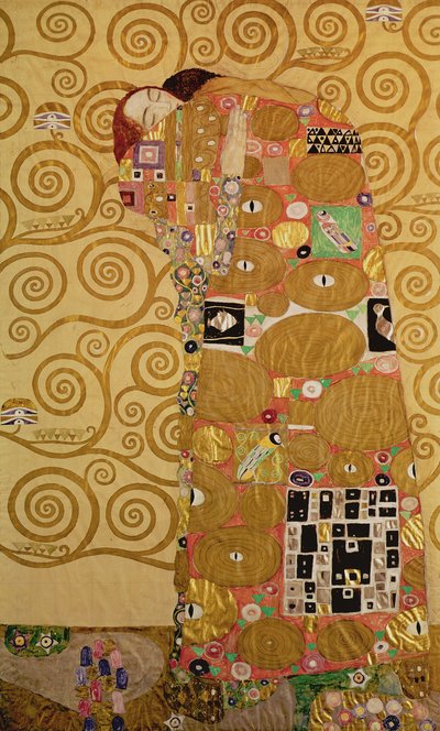Fulfilment (Stoclet Frieze) c.1905-09 by Gustav Klimt